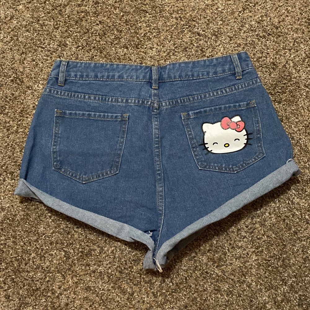 Never Worn Hello Kitty Jean Shorts